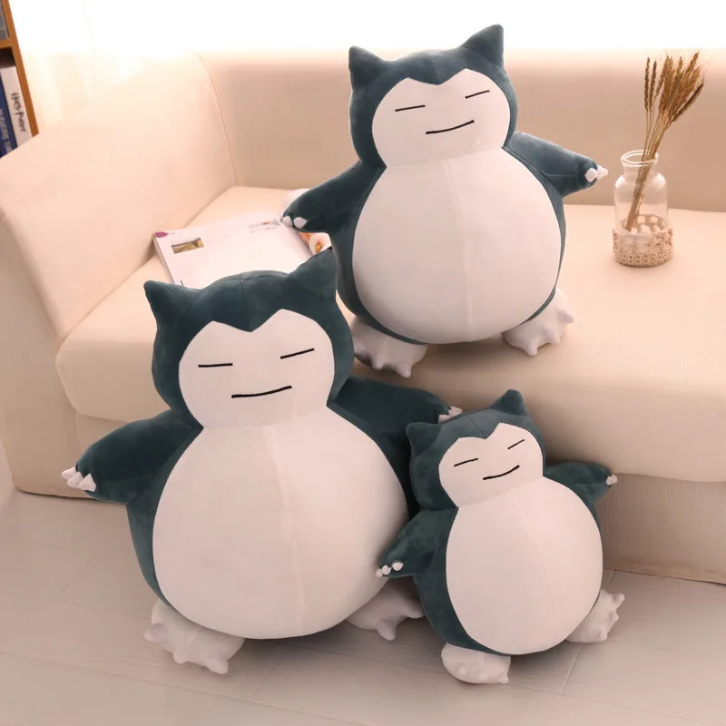 Милый большой Snorlax аниме плюшевые игрушки прекрасный мультфильм японский мягкая большая подушка чучело кукла подарок для детей дропшиппинг