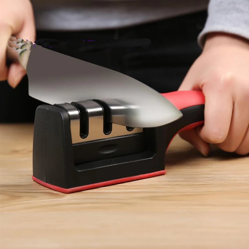 Home fast knife sharpener double sided knife sharpener multifunctional
