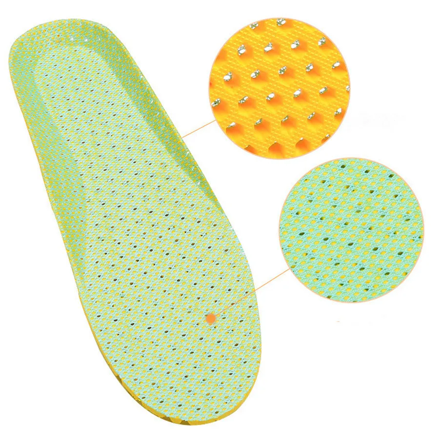 Men and women mesh EVA lightweight insole sports breathable deodorant insole comfortable soft insoles