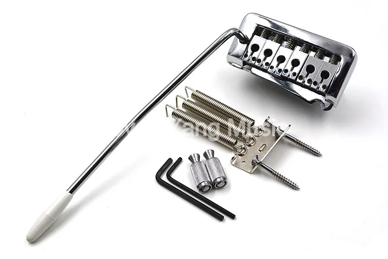 

Niko Chrome 2 Stud Fixed Electric Guitar Bridge Tremolo Bridge System For Fender Strat Style Electric Guitar Free Shipping