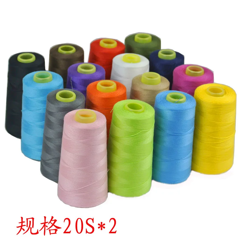 100 Polyester Sewing Thread,Size 20S/2, High Speed Sewing Machine