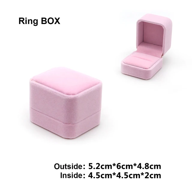 Buy Pink Jewelry Gift Boxes Fashion Bracelet Ring Box