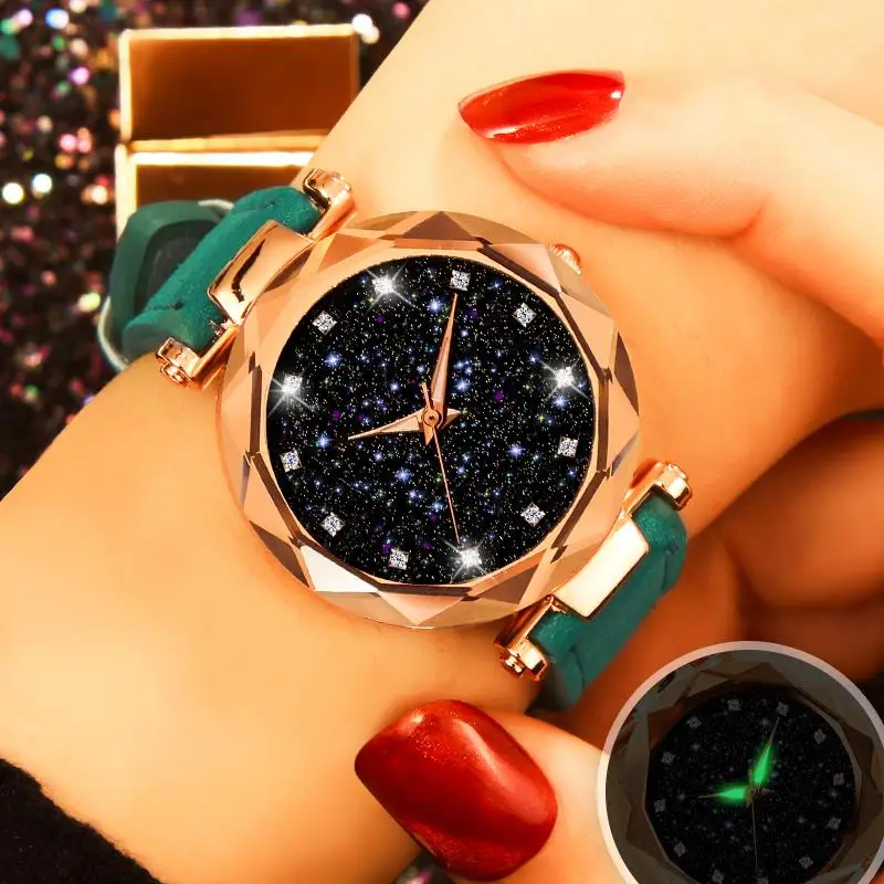 Новая мода роскошные женские часы из нержавеющей стали с кожаным ремешком уникальные простые часы повседневные кварцевые наручные часы горячая распродажа