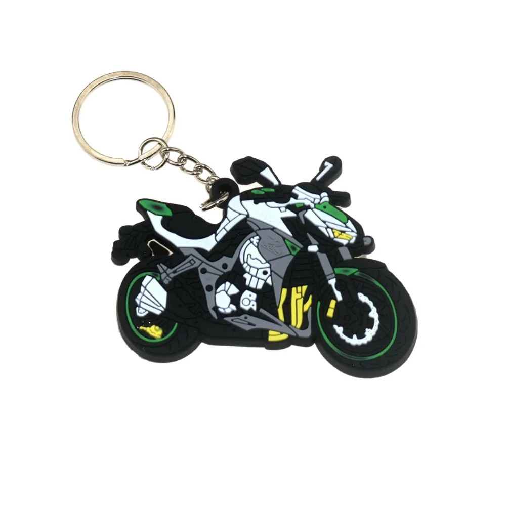 Motorcycle Model Keychain Keyring Key Chain Key Ring Holder For KAWASAKI Z1000 Locomotive model