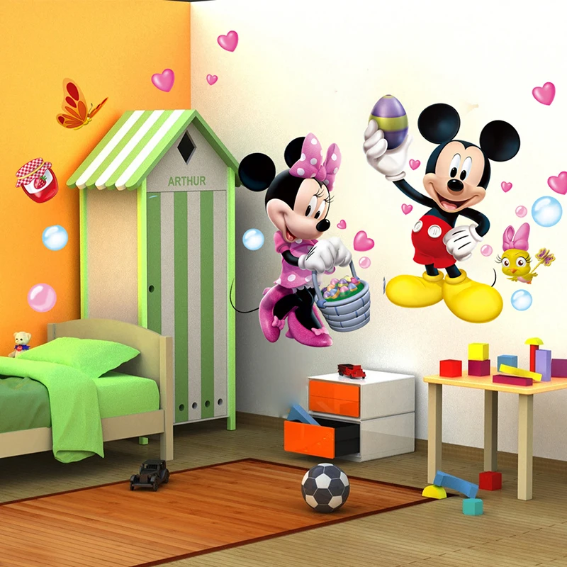Aliexpress.com : Buy More Designs Mickey Mouse Clubhouse Minnie Wall Sticker Removable Vinyl Art Wall Decals Baby Nursery Room Decal Decoration from ...
