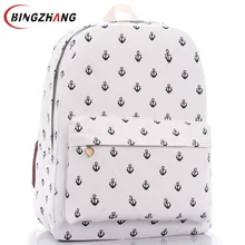 Unisex Canvas Teenager Schultasche Buch Campus Rucksack treibanker taschen Einzelhandel Freie Verschiffen frauen rucksack Heißer!!! L4-72