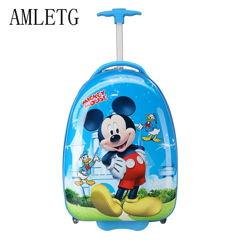 

AMLETG 2018 New Anime Girl Luggage Child Rolling Suitcase Cartoon 16 Inch Students Travel Trolley Case Children Boarding Box....
