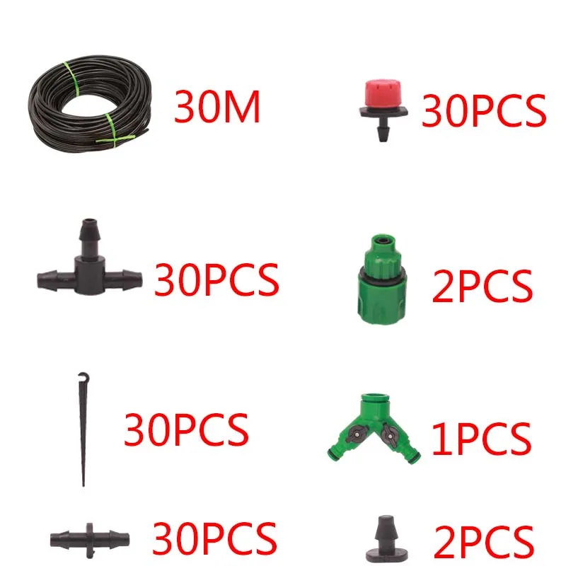 10M/25M/30M Automatic Watering Device Intelligent Drip Garden Watering System Irrigation Drip Irrigation Set Fountain Sprinkler