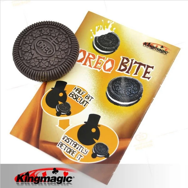 Лидер продаж Восстановленный Кирилл Печенье Oreo с откушенным краем Cookie Печенье Oreo с откушенным краем из Cookie Крупным планом Magic реквизит для магических фокусов Magic игрушки Классические игрушки