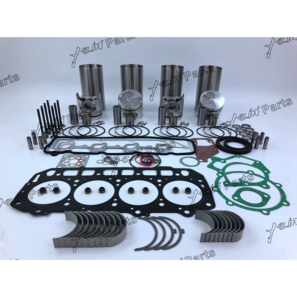 For Yanmar engine 4TNE98 Repair kit liner kit bearing set full gasket