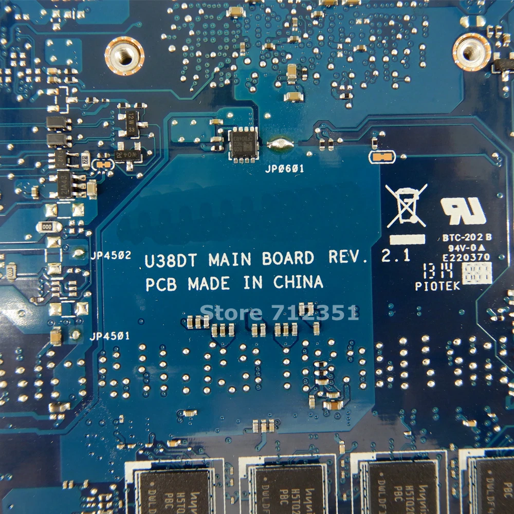 U38N материнская плата A8-4555M процессор 2 Гб ОЗУ для ASUS U38 U38N U38DT ультратонкий ноутбук книга U38N тест материнской платы ОК