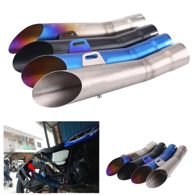 Universal Stainless Steel Motorcycle Motocross Exhaust Muffler Pipe Tip
