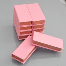 100pcs false eyelash packaging box lash boxes custom your logo fake mink lash strip square magnetic cosmetic packing case empty