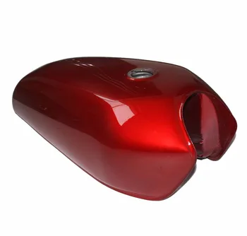 

Red 9L 2.4 GAL Universal Metal Fuel Gas Tank FOR Honda CG125 Cafe Racer
