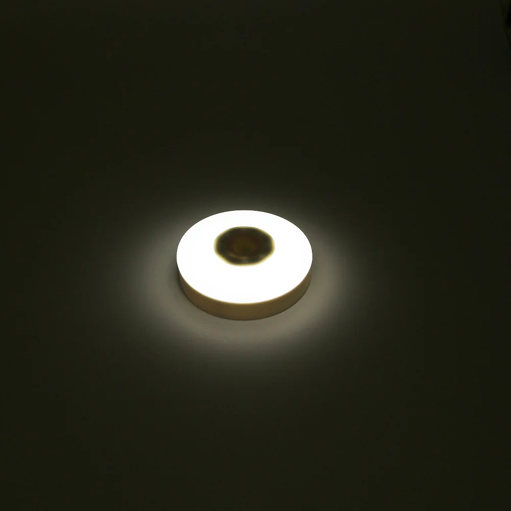 PIR датчик движения освещение для шкафа на батарейках шкаф коридор энергосберегающий ночник с клейкой лентой Luminaria