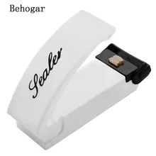 Behogar 1 шт. портативная запаечная машина удобный Герметичный вакуумный упаковщик для пищевых продуктов тепловой мешок клип пластиковый пакет посылка ресетер кухонный инструмент