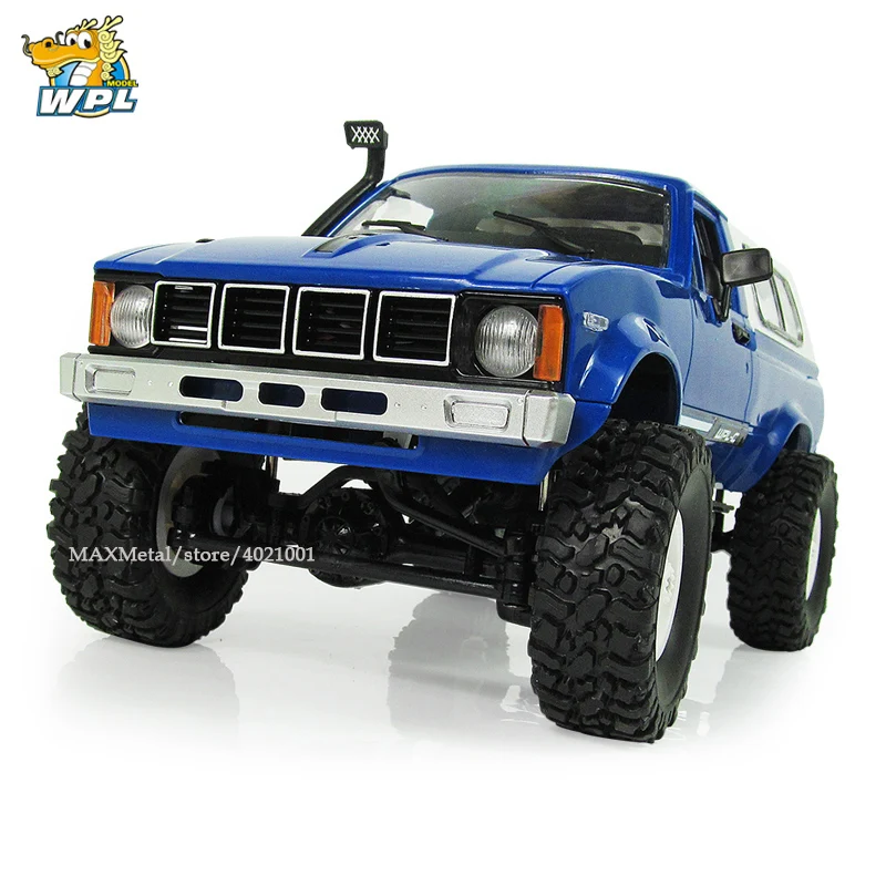 WPL C24 Radio Controlled Cars Off-Road RC Car 1:16 RC Crawler Military Truck Electric Car Machine Truck 4WD Battery Power Car