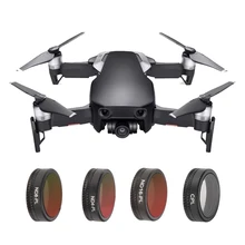 TELESIN 4 Pcs Waterproof ND-PL ND4/PL ND8/PL ND16/PL Filters,Circular Polarizer Filter for DJI Mavic Air Drone CameraAccessories