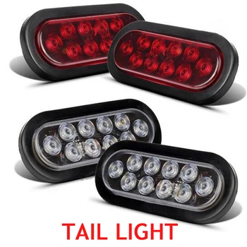 

Led Side Marker Blinker Lights 4pc 12v for Trailer Trucks Piranha Caravan Side Clearance Marker Light Lamp Red White