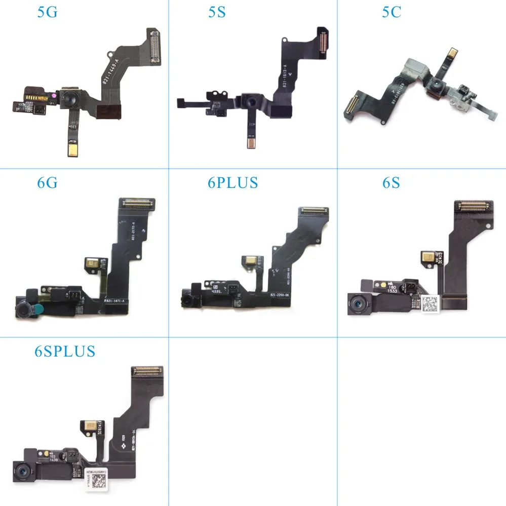 Для iPhone 4 4S 5 5S SE 5C 6G 6 6S Plus фронтальная камера с прямым датчиком приближения гибкий