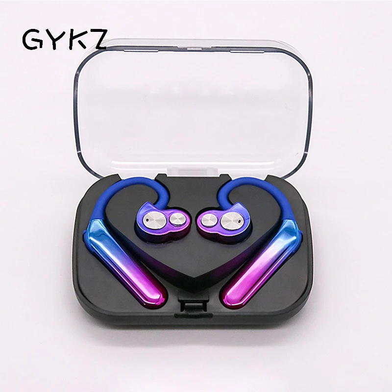 GYKZ Bluetooth 5 0 наушники 6D звуковые эффекты беспроводной ушной крючок гарнитура