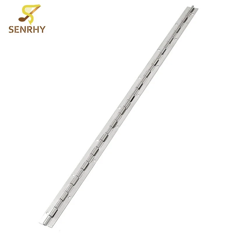 

SENRHY Stainless Steel 17 X 3/4 inch Silver Piano Hinge Single Surface Polishing Keyboard Instruments Parts & Accessories New