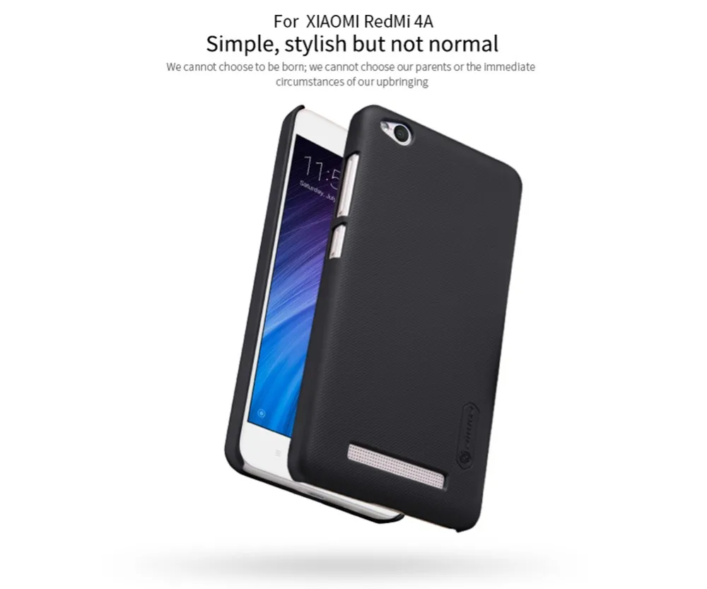 

Nillkin Phone Case For Xiaomi Redmi 4A Super Frosted Shield Hard plastic Case For Xiaomi Redmi 4A ( 5.0 inch) mobile hard case