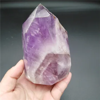 

0.8kg Natural Purple Amethyst Quartz Crystal Wand Point Obelisk Healing LA2103