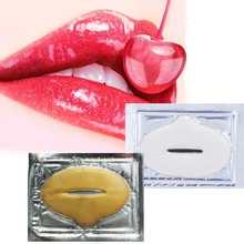 10 шт. маска для губ Золотой Кристалл/Кристалл Коллаген скраб для губ увеличитель губ увлажняющий крем солнцезащитный крем маска для ухода за губами Красота Косметика