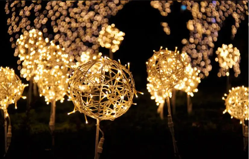 Solares do Jardim ao ar Azul Verde Amarelo Branco Multicolor Natal Solar Led Luzes Cordas 200 Leds Lâmpadas Garland Livre 4 light solar