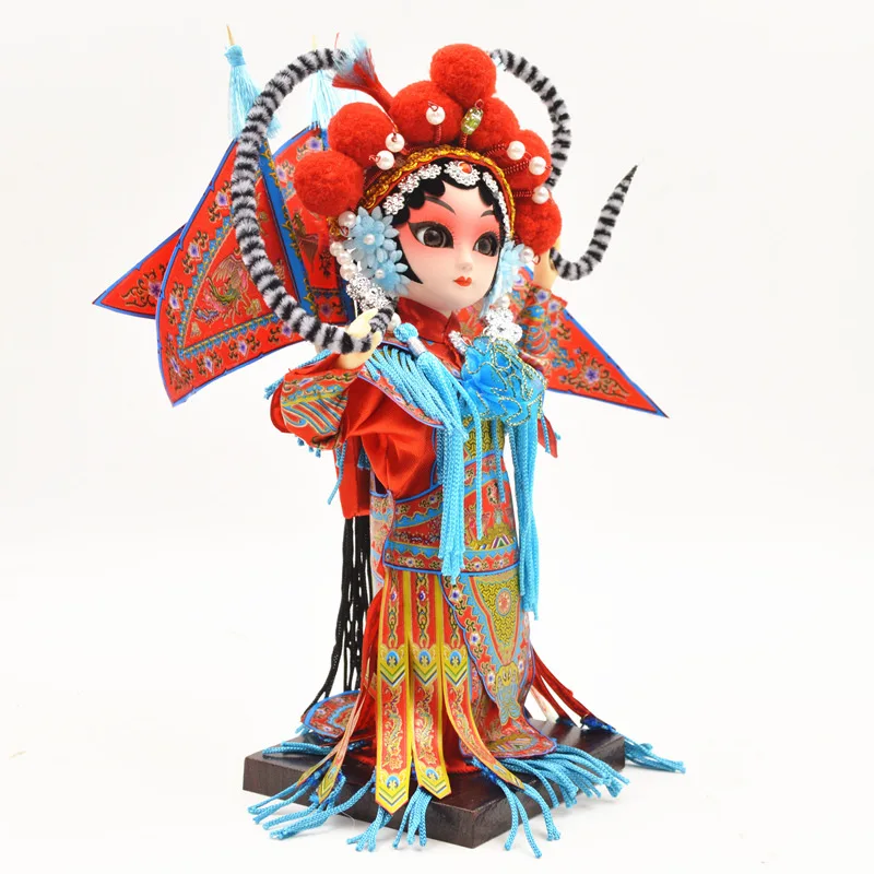 

Silk man, Beijing special gift, jujube decoration, Peking Opera mask, opera character, Peking Opera doll gift.