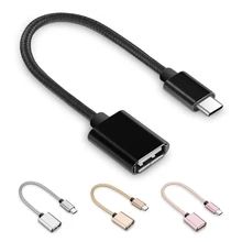 Тип-C OTG кабель OTG адаптер type c OTG провод для Samsung galaxy s8 s9 huawei P20 mate 20pro USB OTG конвертер для Мышь клавиатура