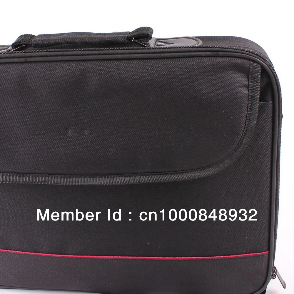 red laptop bag