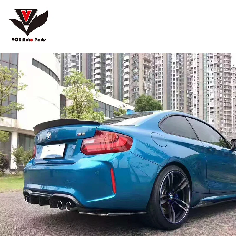 Задний спойлер из углеродного волокна F22 F23 F87 для BMW 2 серии Coupe & Convertible M2 218i 220i 228i