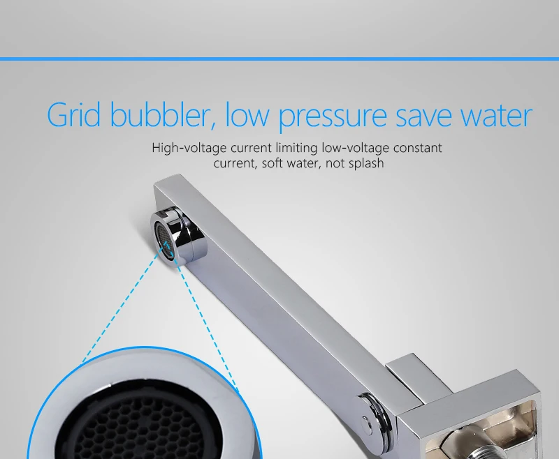 hm 180 Degree Folding Shower Faucets Spout Filler Solid Brass Split-type Bibcocks Basin Faucet Mixer valve Spout & Tap Aerator (3)