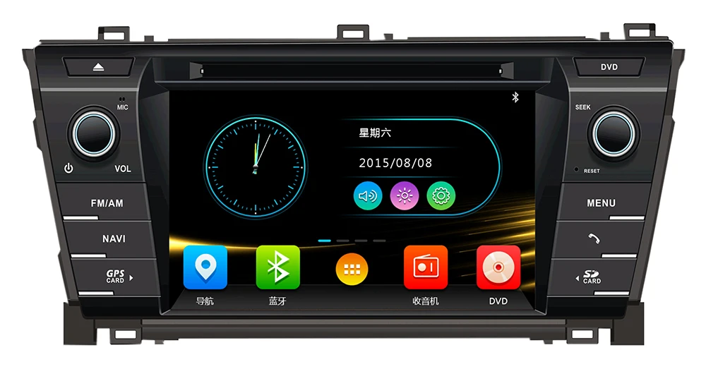 Sale 7" Android Car DVD Player with TV/BT GPS 3G WIFI DVR,Audio Radio Stereo,Car PC/multimedia headunit for TOYOTA COROLLA 2013 2014 11