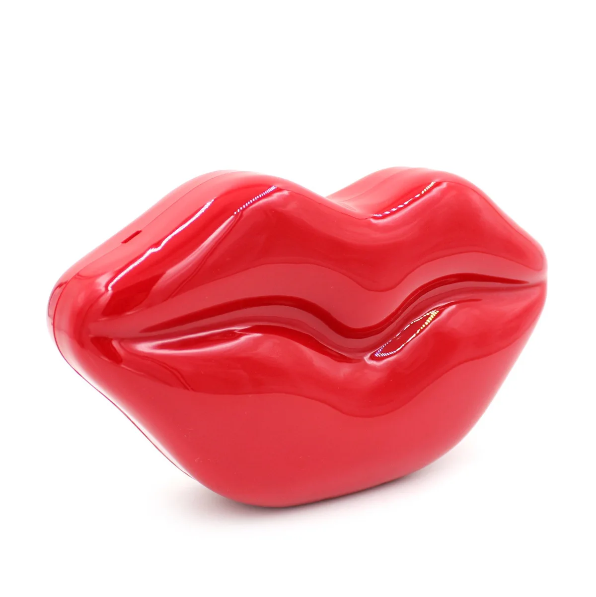 Женский красный клатч губы Сумка Высокое качество Дамская акриловая цепь сумка через плечо Bolsa вечерняя сумка в форме губ кошелек