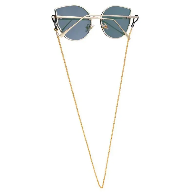 Новые модные женские цепочки для очков Солнцезащитные очки-звездочки для чтения цепочка для очков очки струнная голова ремешок веревка для чтения очки - Цвет: 02