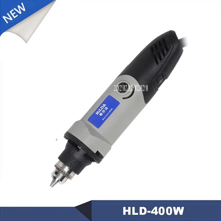 

Multi-function Electric Grinder HLD-400W Jade Engraving Machine Wood Carving Root Engraving Tool 220v/50HZ 190W 5000-28000r/min