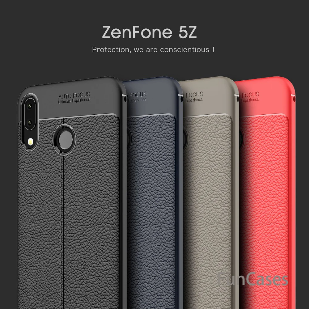 Роскошный ударопрочный чехол из углеродного волокна и ТПУ для Asus ZenFone 5z ZS620KL/Zenfone 5