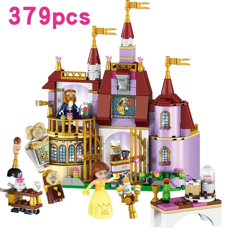 Princess Belle's Enchanted Castle Beauty and the Beast Building Blocks Compatable Lego Girl Friends Kids Toys action gift 37001 judith dean aladdin and the enchanted lamp