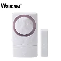 Wsdcam двери и окна сигнализации для Дома Противоугонная сигнализация Магнитная сенсор время задержки Громкая сигнализация 110 дБ комплект