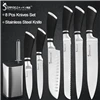 Sowoll-8pcs-Stainless-Steel-Knives-Set-8-Knife-Stand-Holder-Sharpener-Bar-Chef-Slicing-Bread-Santoku