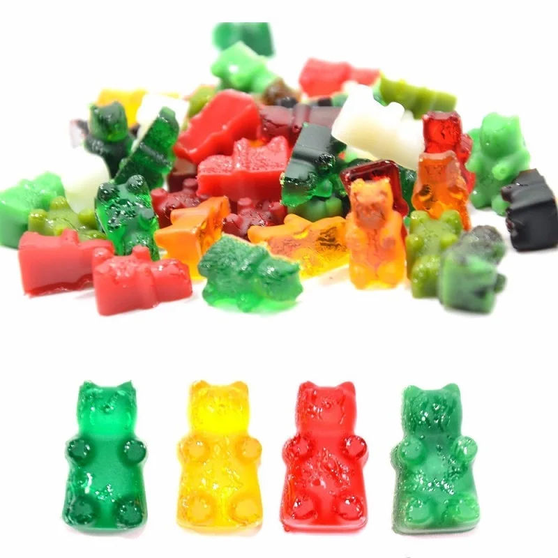 Мода 50 Полости Силиконовые Gummy Bear Конфеты, Шоколад Mold Maker Льда Лоток Желе Формы