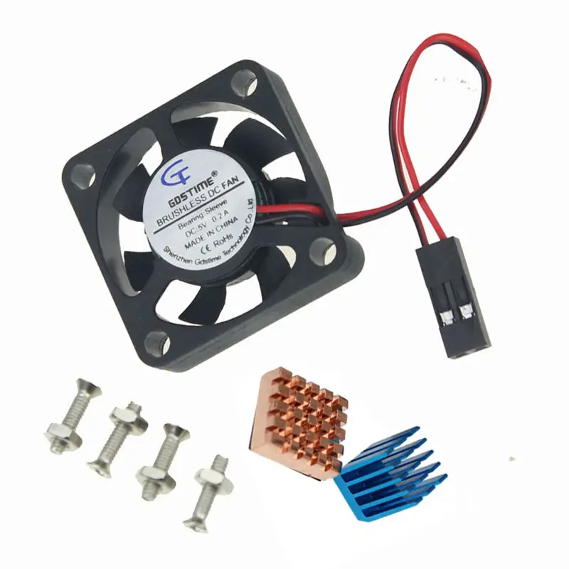 

GDT 5V 2P Dupont Connector Heatsink Screws 30mmx30mmx7mm 3cm 30mm Cooling Fan