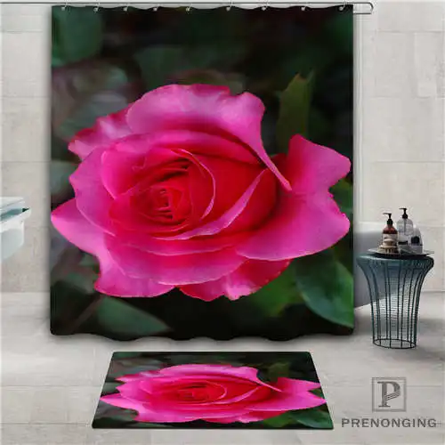 Shower Curtain Пользовательские beautiful_roses(2) Водонепроницаемый душ Шторы коврик для дома Ванна Ткань полиэстер для ванной разные размеры#-1-05-96 - Цвет: Shower Curtain