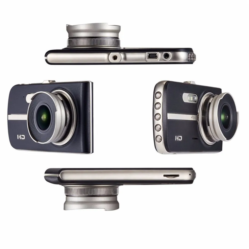 

25s New 4-inch hidden car driving recorder double lens HD car surveillance camera recorder