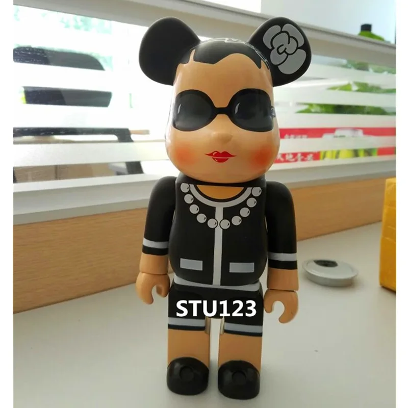 

11 Inches Bearbrick 400% Be@rbrick Luxury lady fashion PVC Action Figure Collectible Model Toy Box 28cm Decoration gift N584