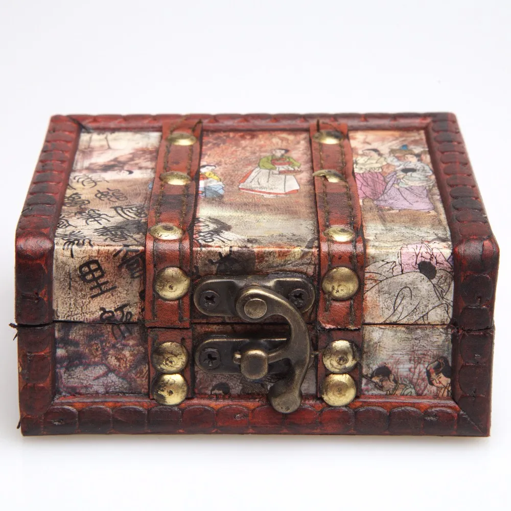Тату-пистолет деревянный ящик машина для татуировки античный деревянный чехол для хранения