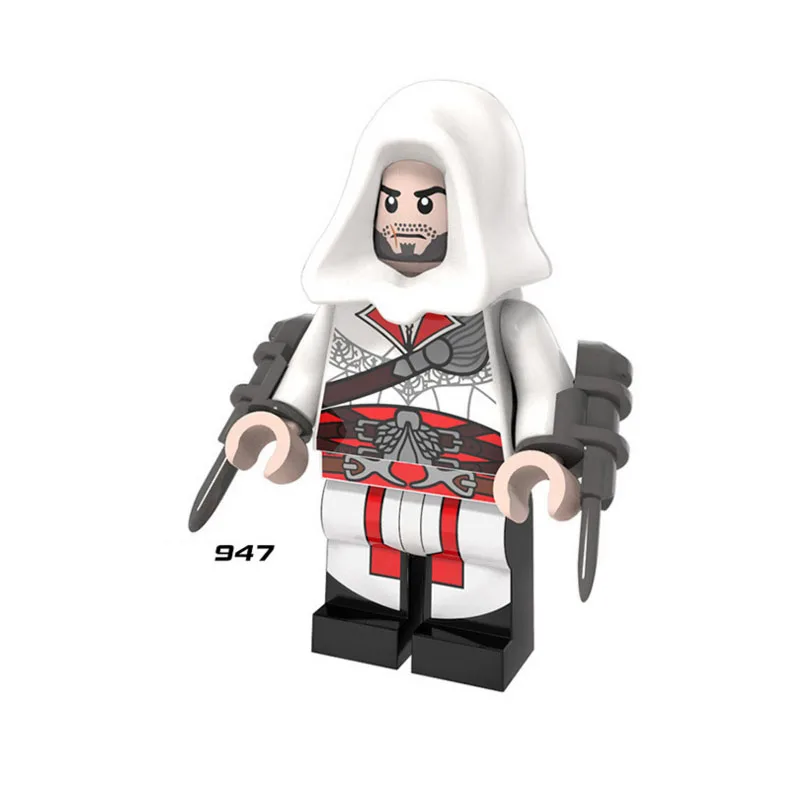 

Single Sale 947 ASSASSIN Ezio Auditore Da Firenze Building Blocks Figure Bricks Toys kids gift